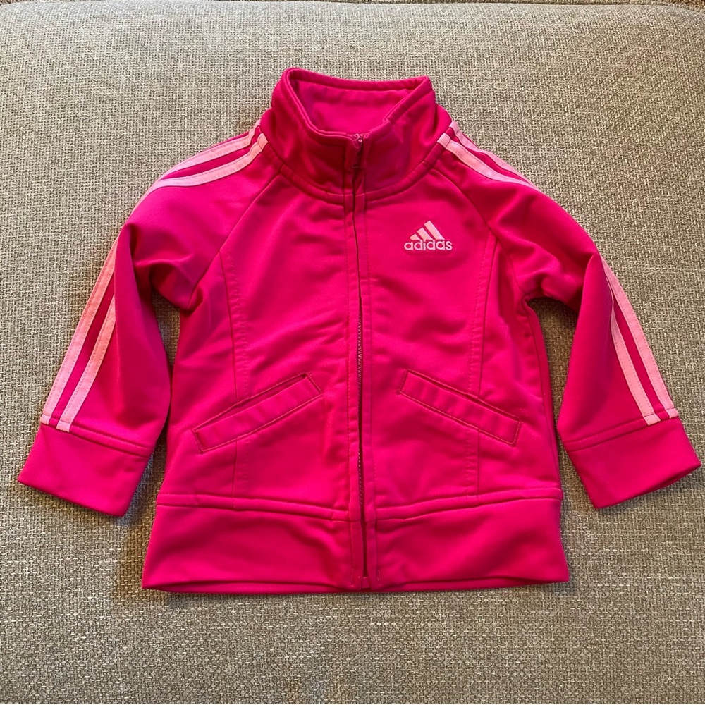 Adidas Pink Baby Jacket